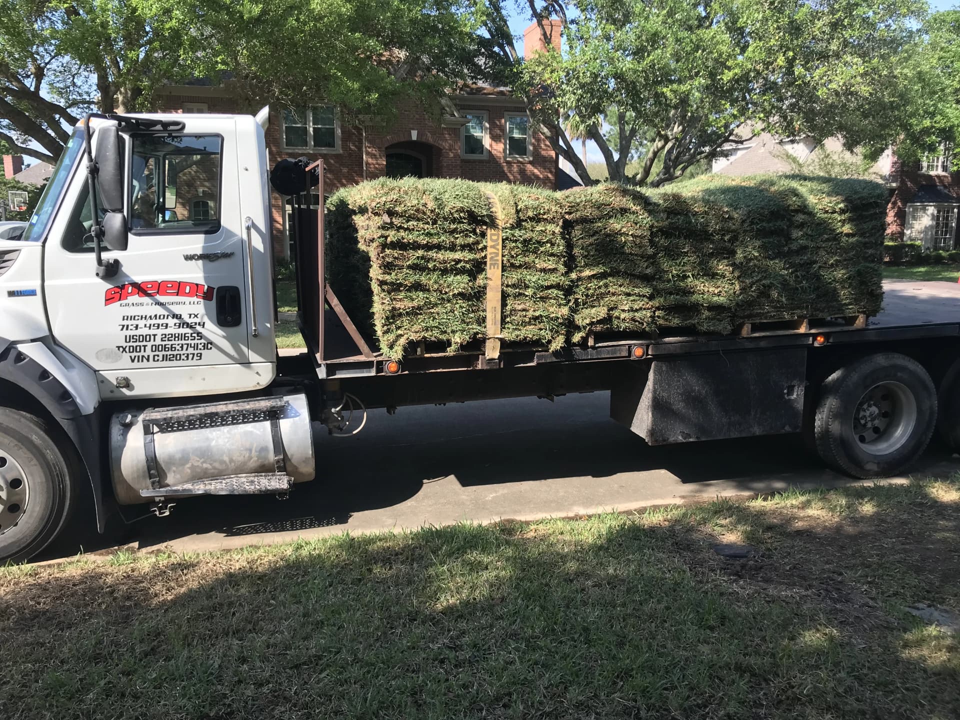 Lawn maintenance work