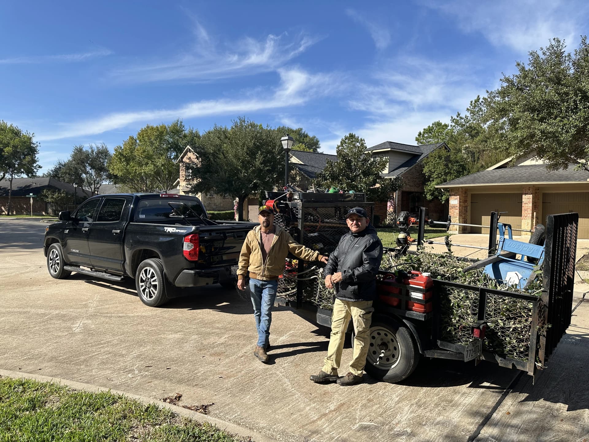 Garden maintenance work